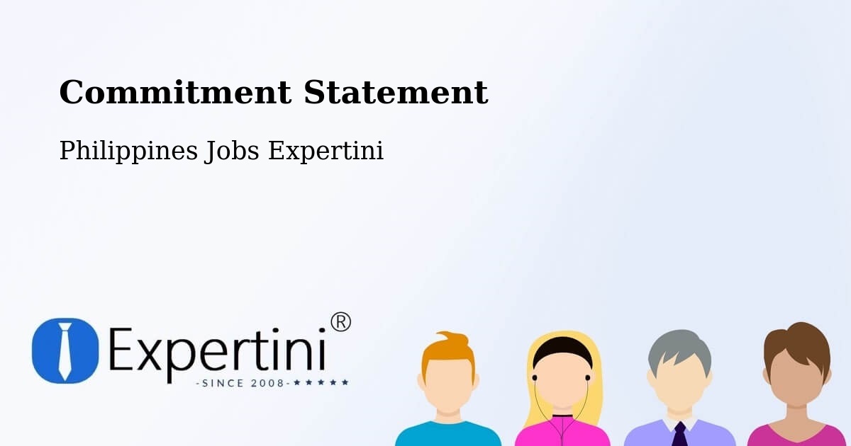 Corporate Commitment – Patawag - Philippines Jobs Expertini